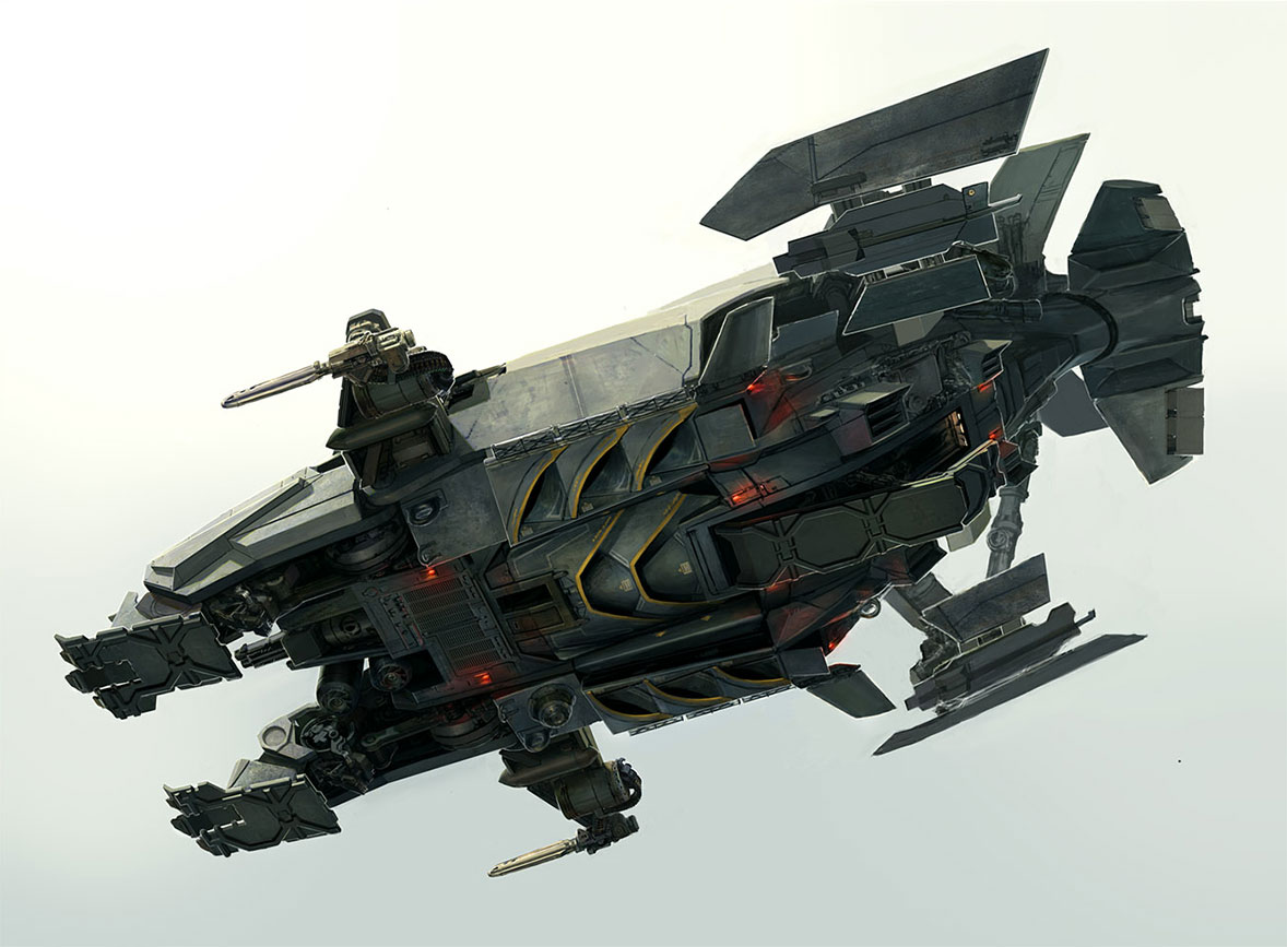 Keywords: video game flying ospray vehicle ship plane concept military digi...